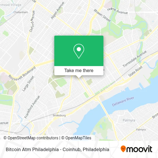 Bitcoin Atm Philadelphia - Coinhub map