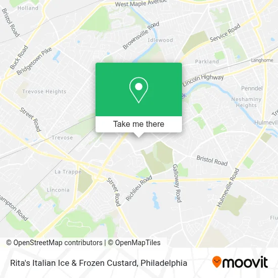 Rita's Italian Ice & Frozen Custard map