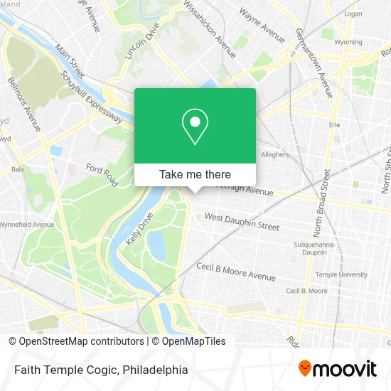 Faith Temple Cogic map