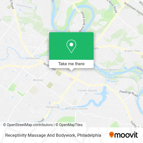 Receptivity Massage And Bodywork map