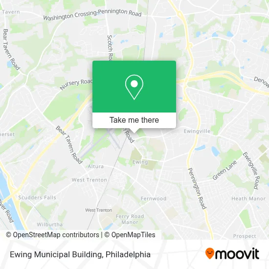 Ewing Municipal Building map
