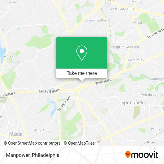 Manpower map