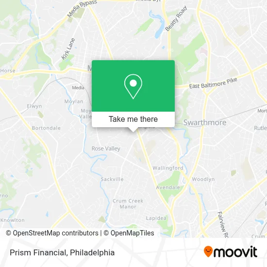 Prism Financial map
