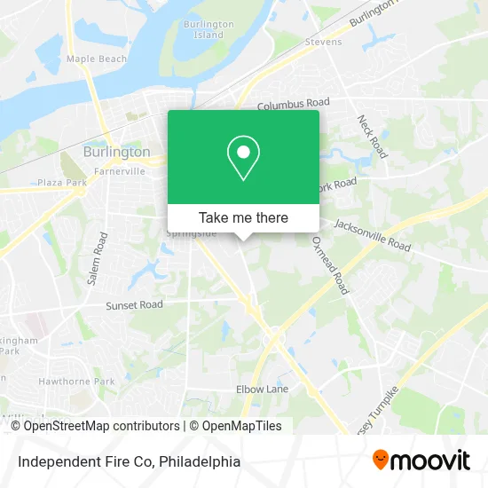 Independent Fire Co map