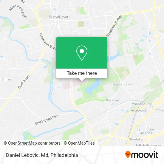 Daniel Lebovic, Md map
