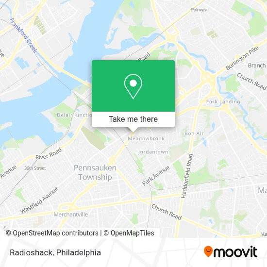 Radioshack map