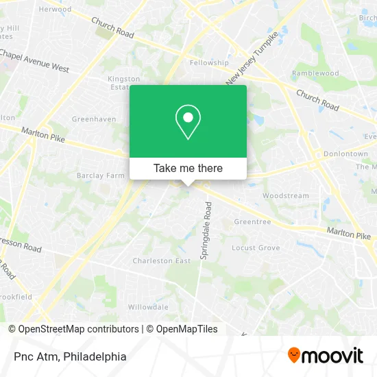 Pnc Atm map