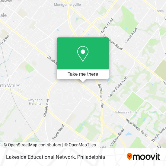 Lakeside Educational Network map