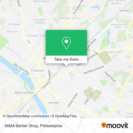 M&M Barber Shop map