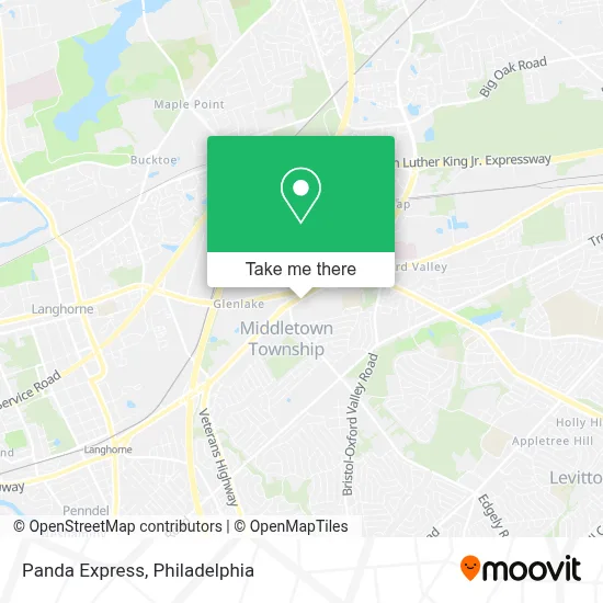 Panda Express map