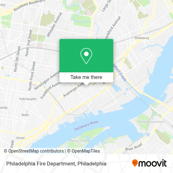 Philadelphia Fire Department map
