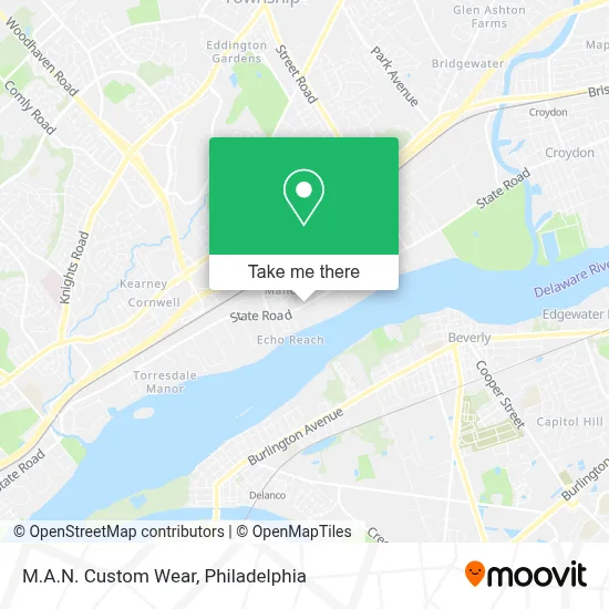 M.A.N. Custom Wear map
