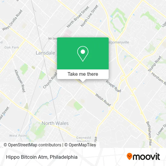 Hippo Bitcoin Atm map