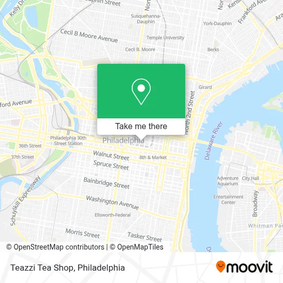 Teazzi Tea Shop map