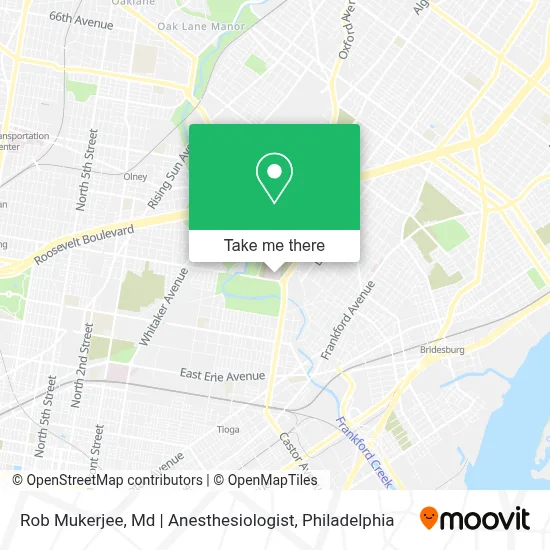 Rob Mukerjee, Md | Anesthesiologist map
