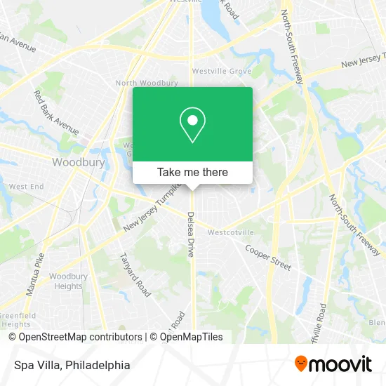 Spa Villa map