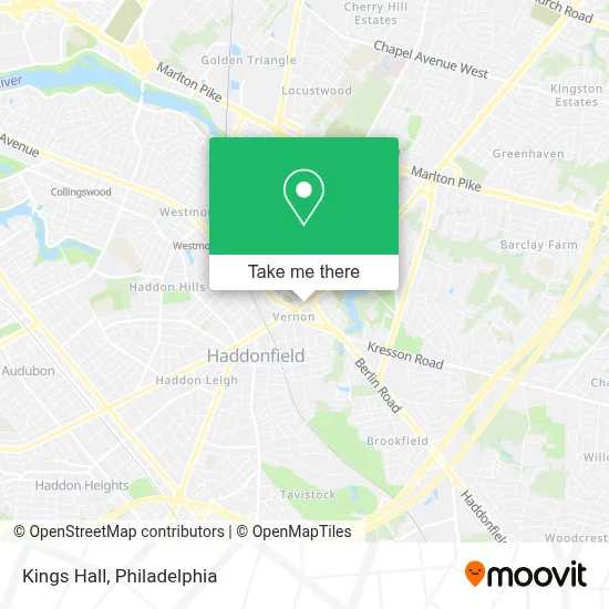 Kings Hall map