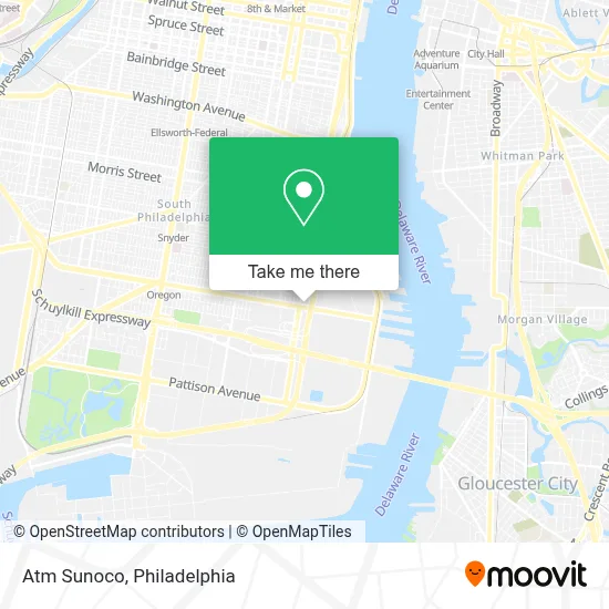 Atm Sunoco map