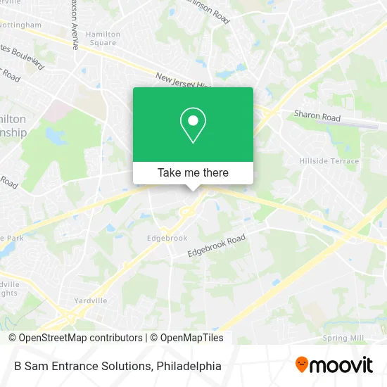 B Sam Entrance Solutions map