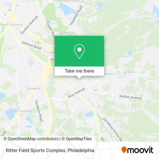 Ritter Field Sports Complex map