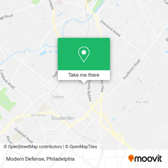 Modern Defense map
