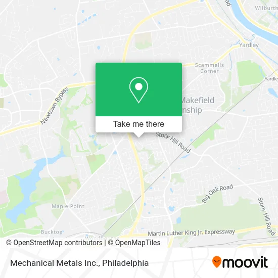 Mechanical Metals Inc. map