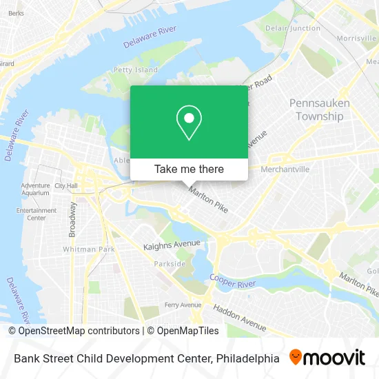 Bank Street Child Development Center map