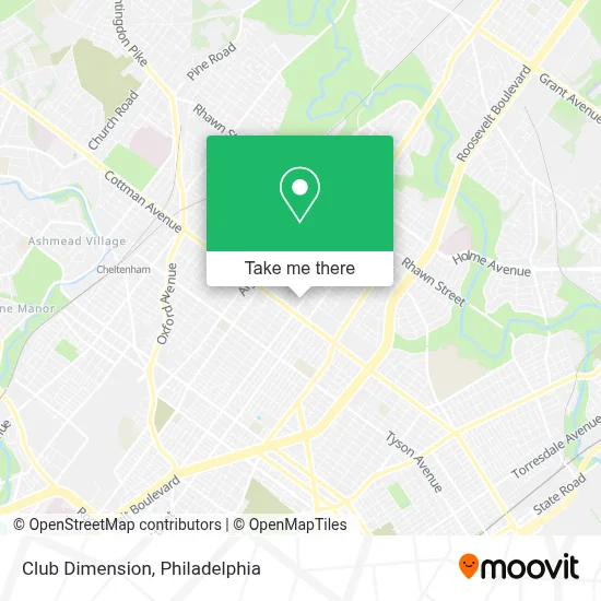 Club Dimension map