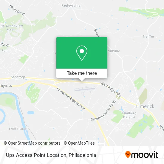 Ups Access Point Location map
