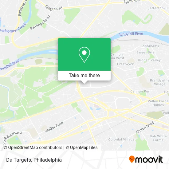 Da Targets map