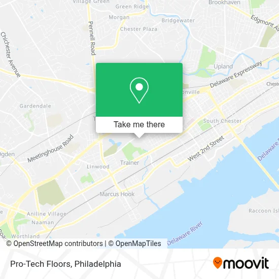 Pro-Tech Floors map