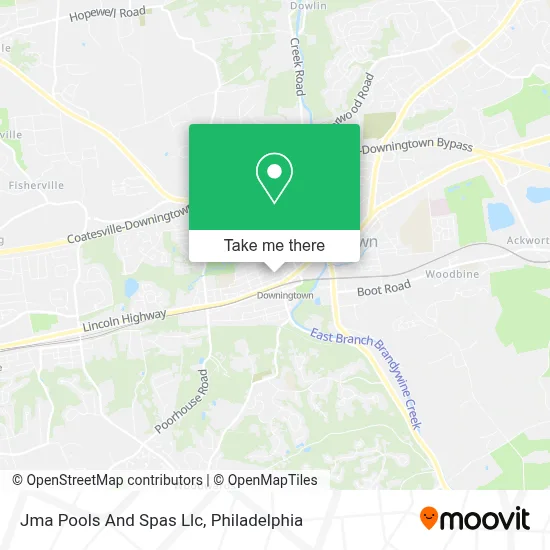 Jma Pools And Spas Llc map