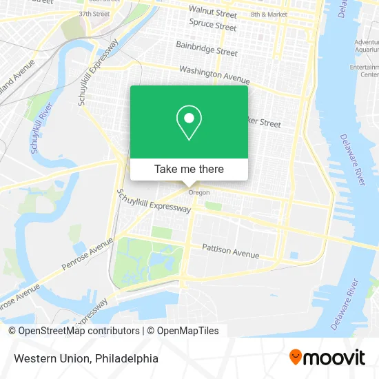 Western Union map