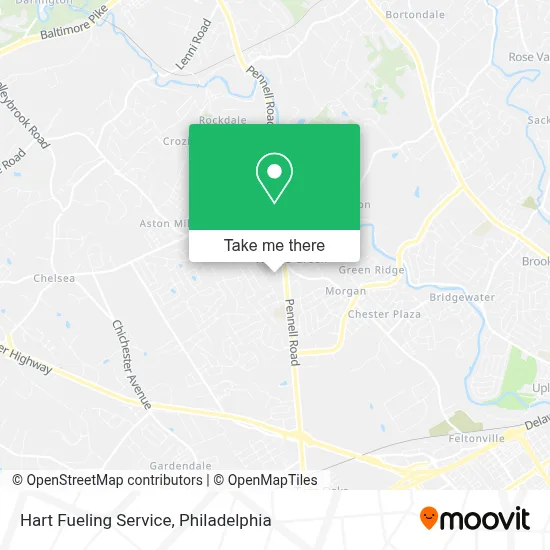Hart Fueling Service map