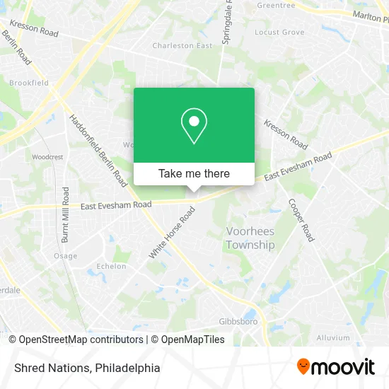 Shred Nations map
