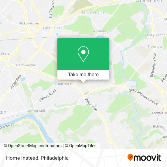 Home Instead map