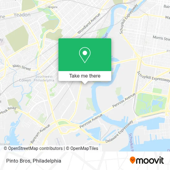 Pinto Bros map