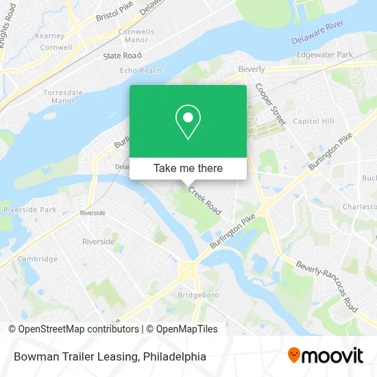 Bowman Trailer Leasing map