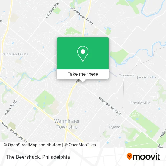 The Beershack map