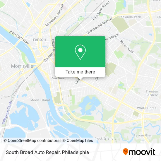 South Broad Auto Repair map