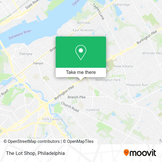 The Lot Shop map