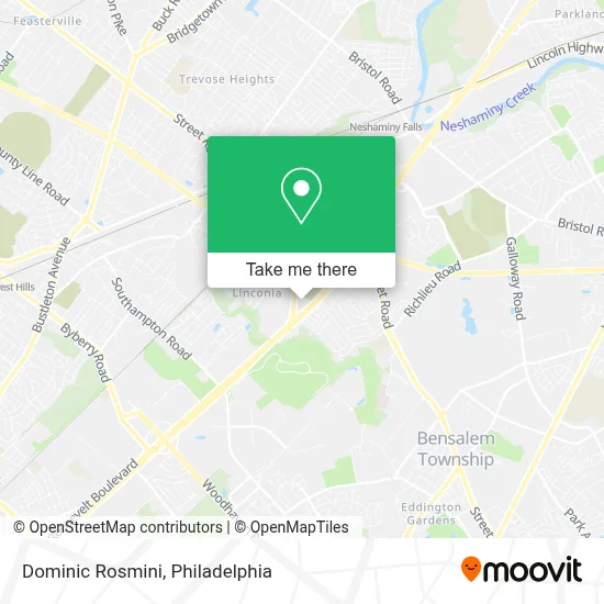 Dominic Rosmini map