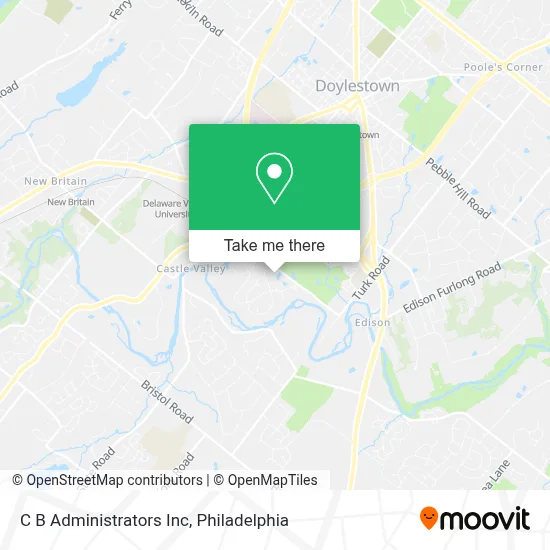 C B Administrators Inc map