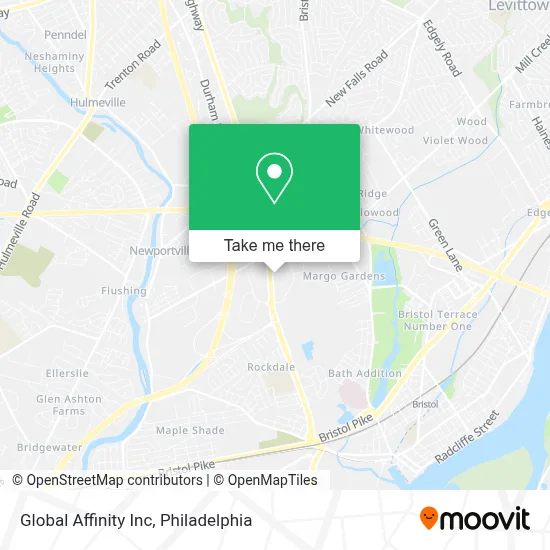 Global Affinity Inc map