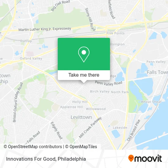 Innovations For Good map