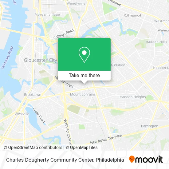 Charles Dougherty Community Center map