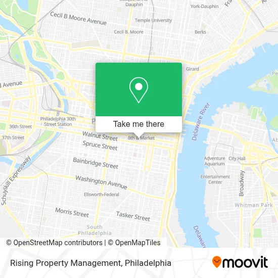 Rising Property Management map