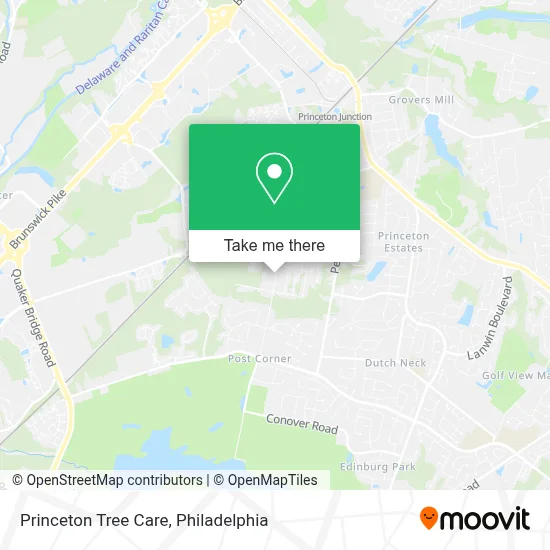 Princeton Tree Care map