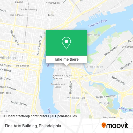 Fine Arts Building map