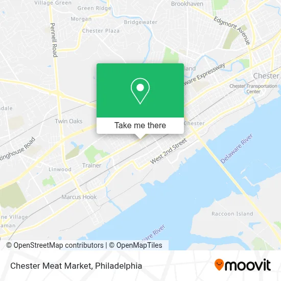 Chester Meat Market map